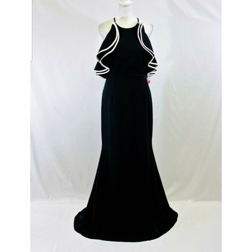 VINCE CAMUTO EVENING GOWN HALTER STYLE SIZE 6